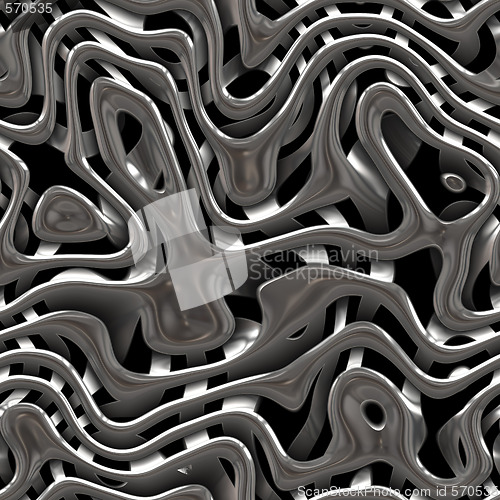 Image of chrome swirls