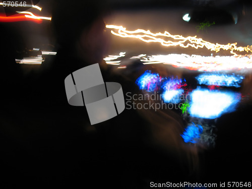 Image of Night Driving Light Trails