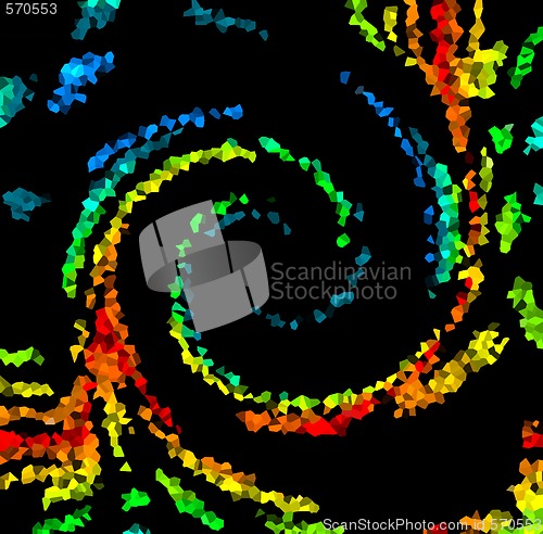 Image of Color Spectrum Crystal Swirl