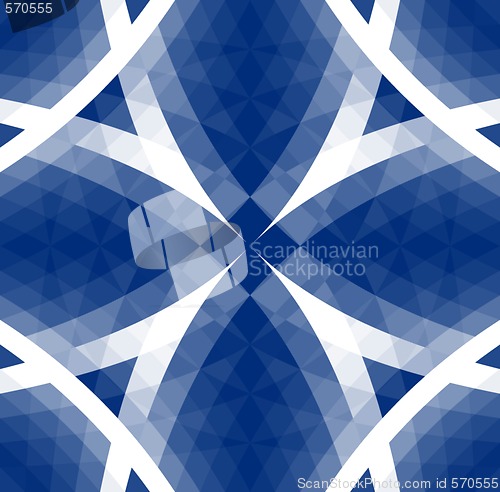 Image of Blue Tribal Pattern