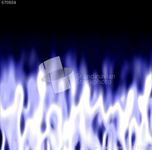 Image of Icy Flames over black