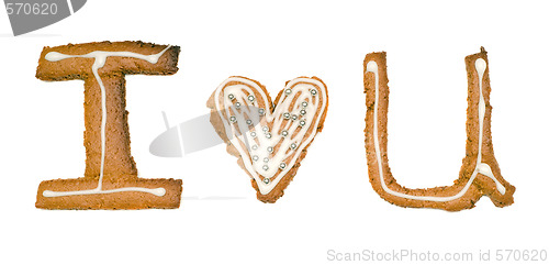 Image of I Love You Cookies