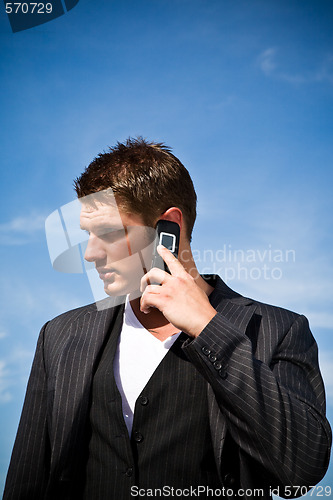 Image of Businessman on the phone
