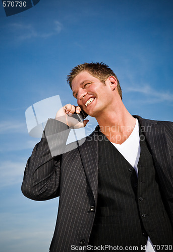 Image of Businessman on the phone