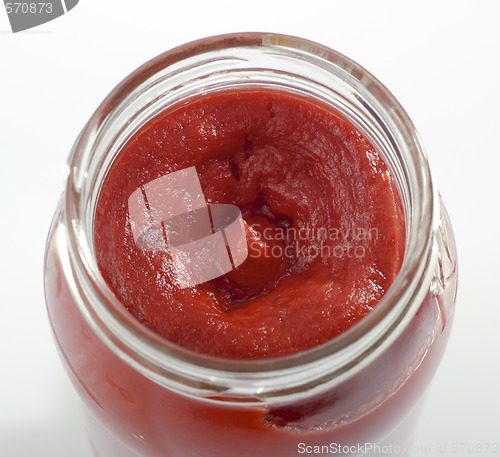 Image of Jar with tomato paste