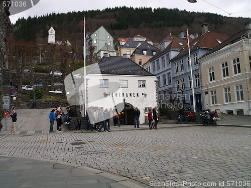 Image of fløybanen Bergen Norway