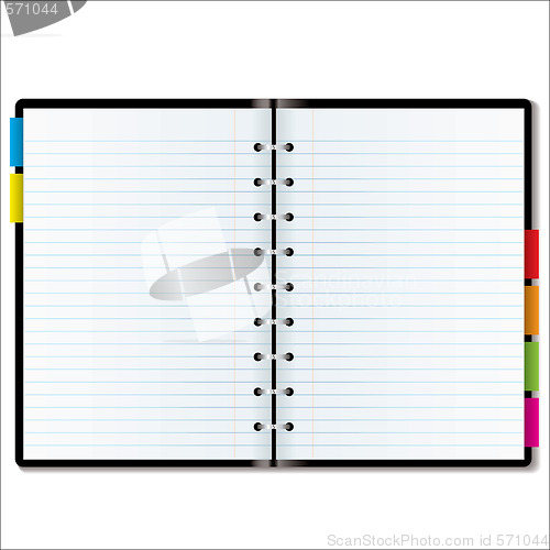 Image of organizer blank