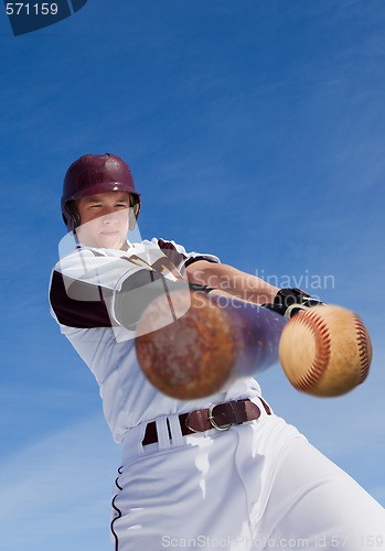 Image of Baseball hit