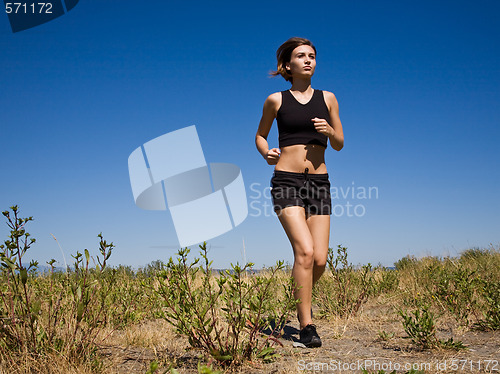 Image of Running girl 