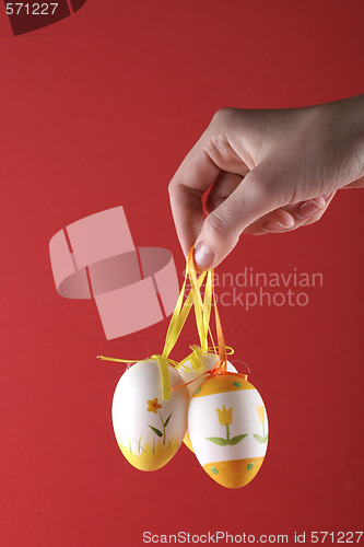 Image of Painted easter eggs 