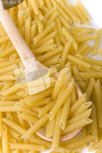 Image of raw italian macaroni 