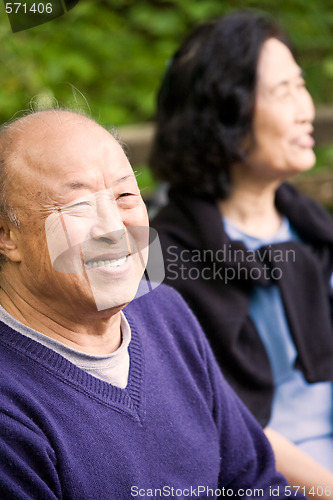 Image of Happy elderly couple