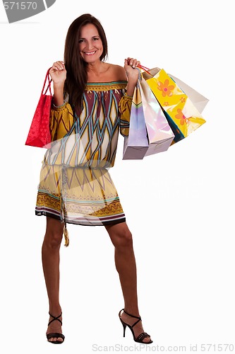 Image of Fashionable shopper