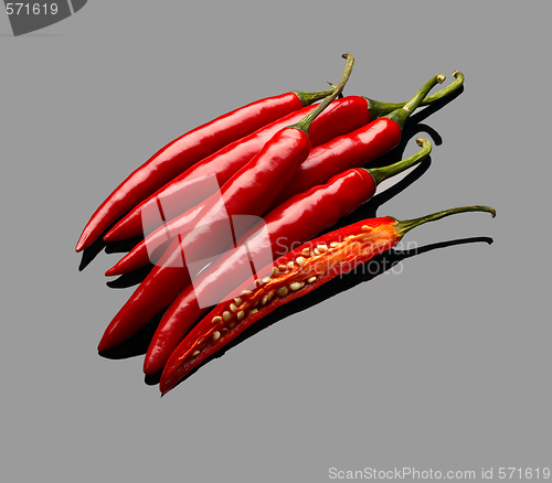 Image of red chili peppers