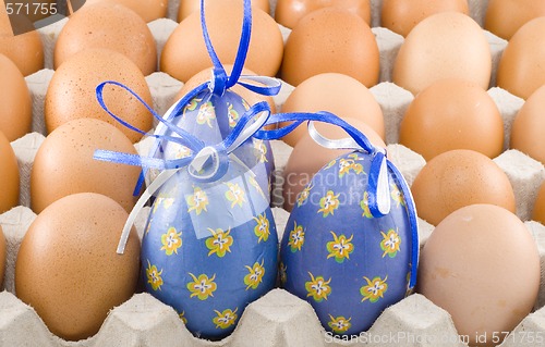 Image of Blue Easter Eggs