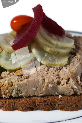 Image of Liver pate sandwich