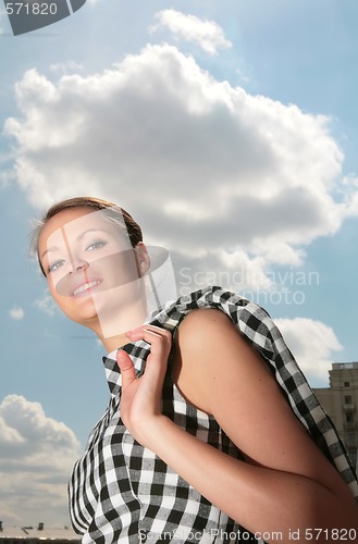 Image of smiling beautiful girl
