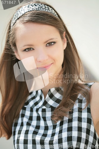 Image of nice smiling girl