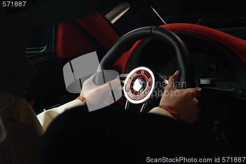 Image of Hands of a Driver