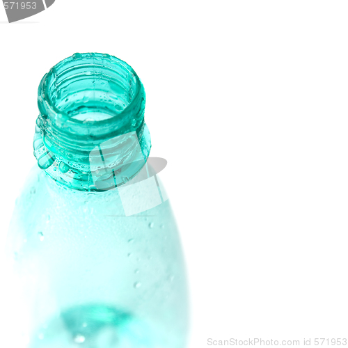 Image of bottle with water drops