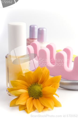 Image of pedicure beauty set