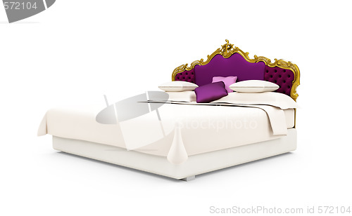 Image of Classic Bed isolated view
