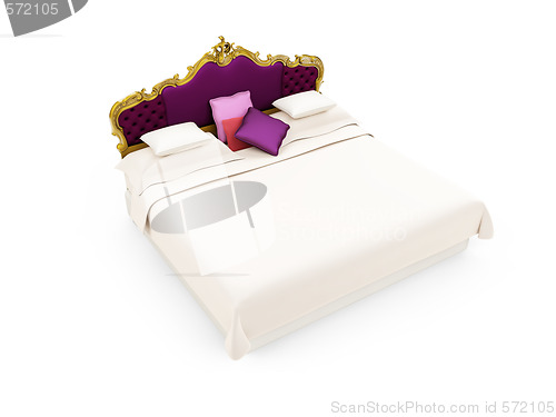 Image of Classic Bed isolated view