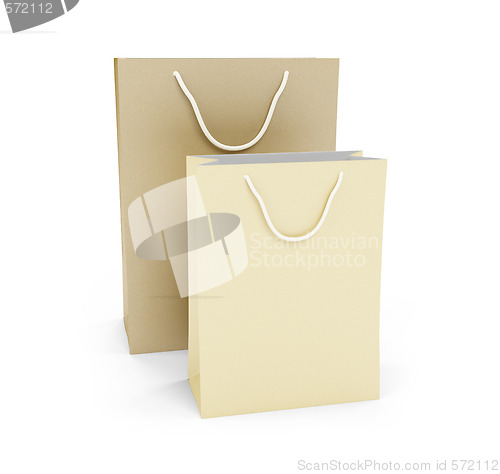 Image of Gift bags isolated view