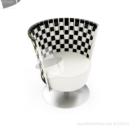 Image of Design chair isolated view