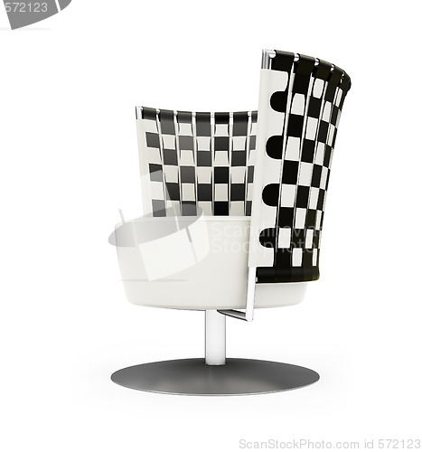 Image of Design chair isolated view