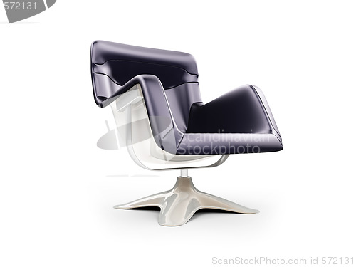 Image of Modern armchair isolated view