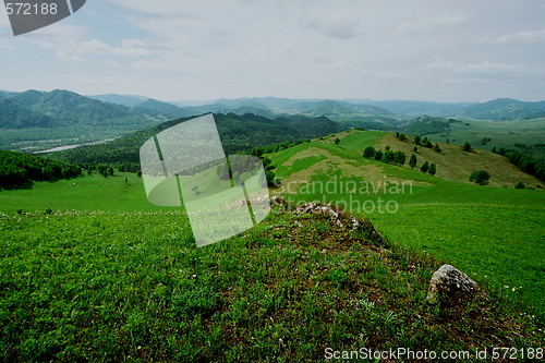 Image of mountains meadow