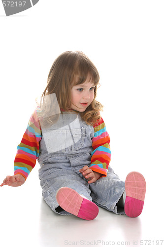 Image of beauty a little girl