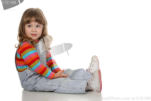 Image of beauty a little girl