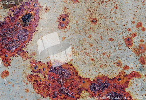 Image of rusted metal background