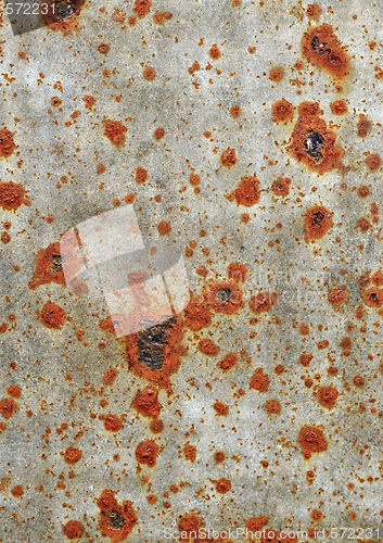 Image of rusted metal background