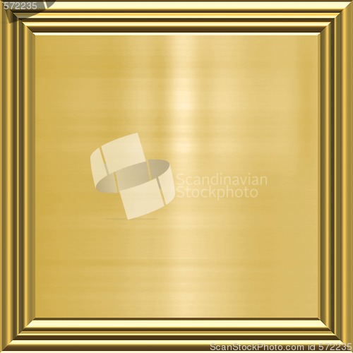 Image of gold background in frame