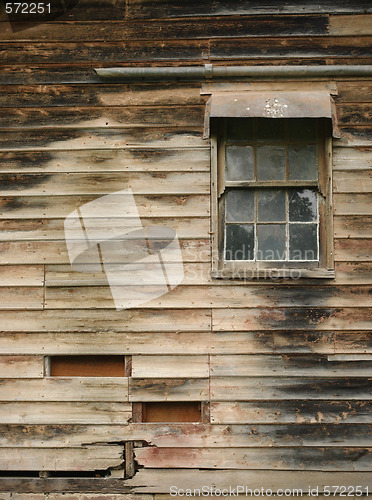 Image of old window and wall