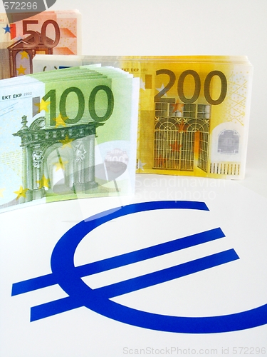 Image of EURO money - notes