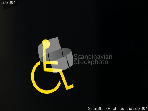 Image of wheel chair access sign