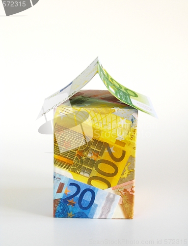 Image of EURO money - house