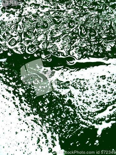 Image of Blue abstract - water and oil
