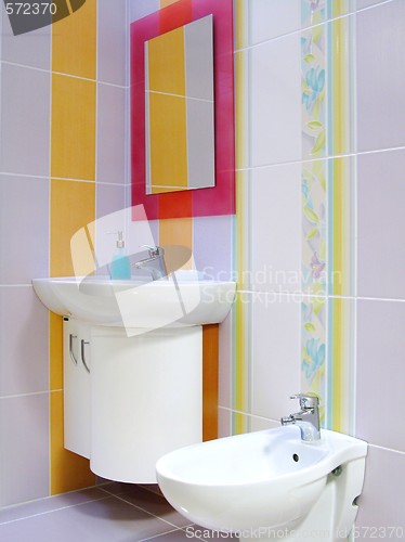 Image of Interior of bathroom