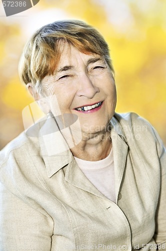 Image of Elderly woman smiling