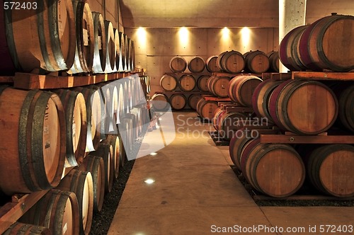 Image of Wine barrels