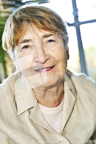 Image of Elderly woman smiling