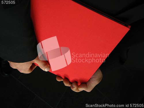 Image of Diploma and hands