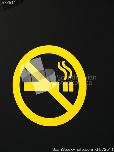 Image of No smoking sign