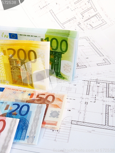 Image of EURO money and plans