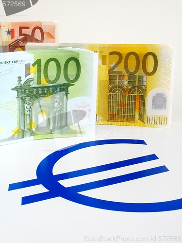 Image of EURO money - notes